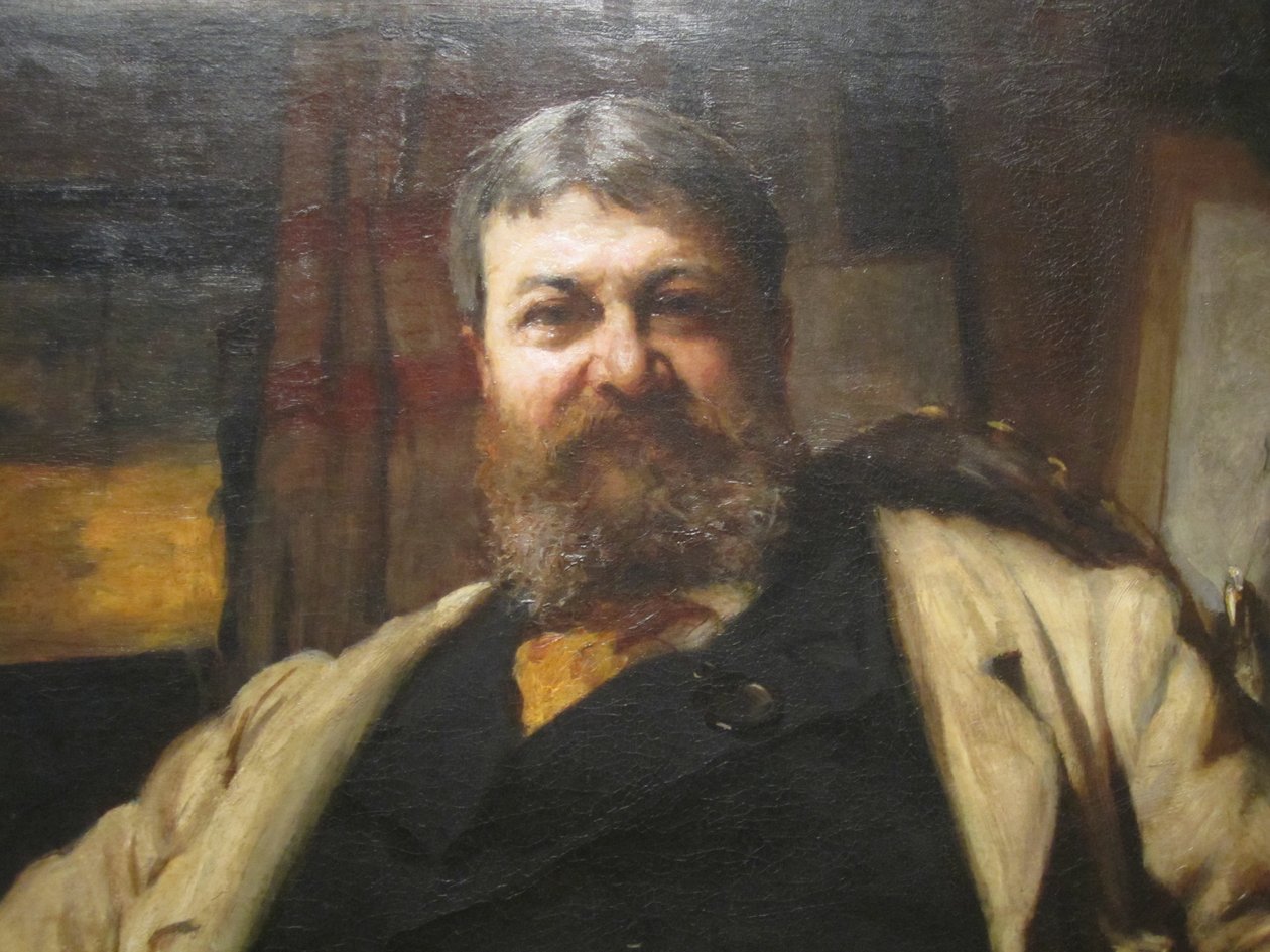 Portrett av Henry Hobson Richardson, arkitekt av Hubert von Herkomer