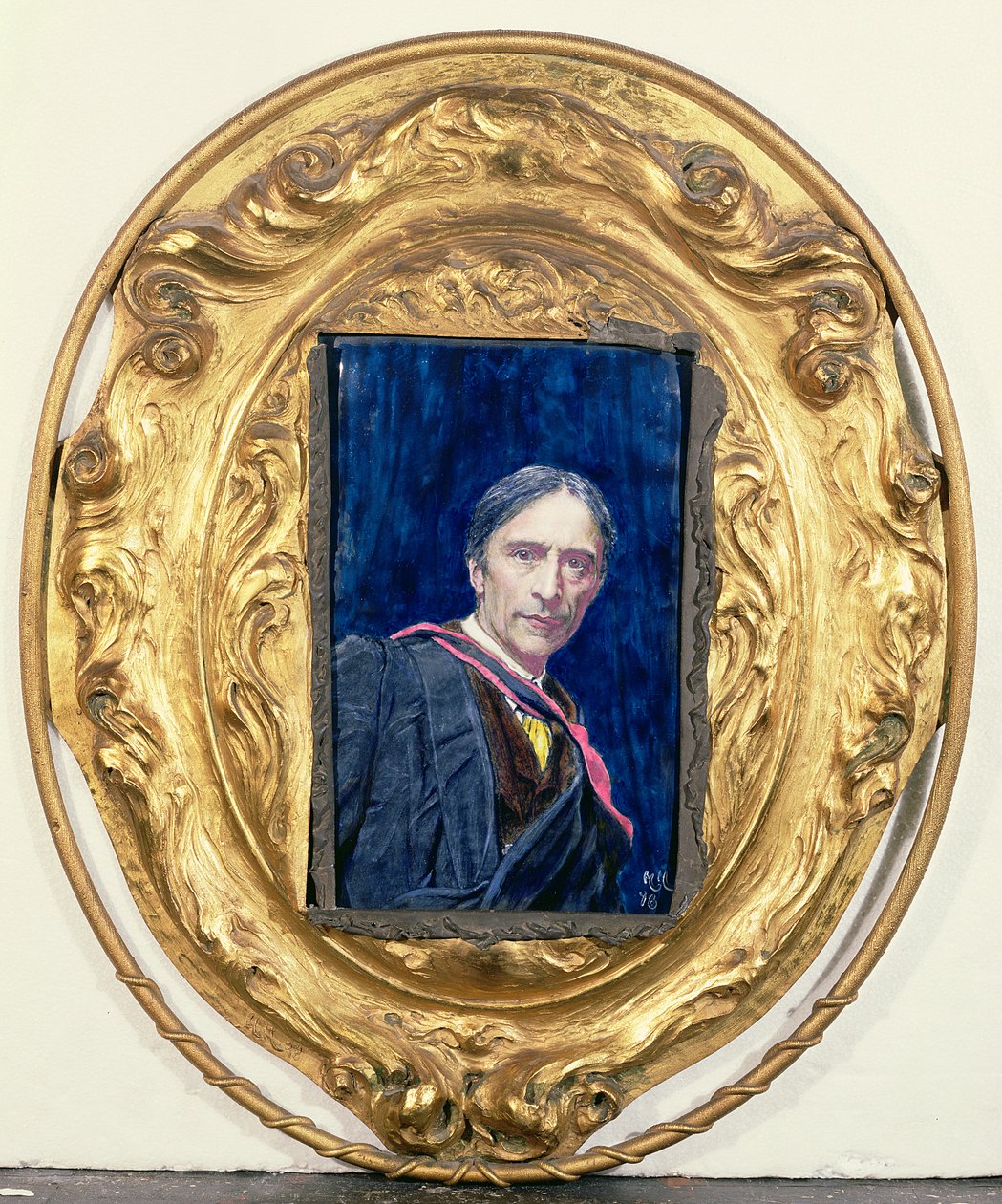 Selvportrett av kunstneren, 1878 (olje) av Hubert von Herkomer
