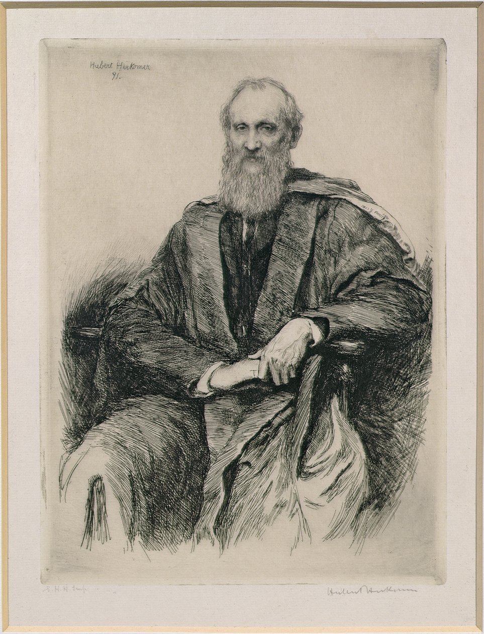 William Thomson, 1st Baron Kelvin (1824-1907) britisk matematiker og fysiker, 1891 av Hubert von Herkomer