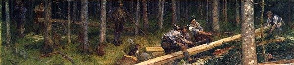 Vedhoggere av Hubert von Herkomer