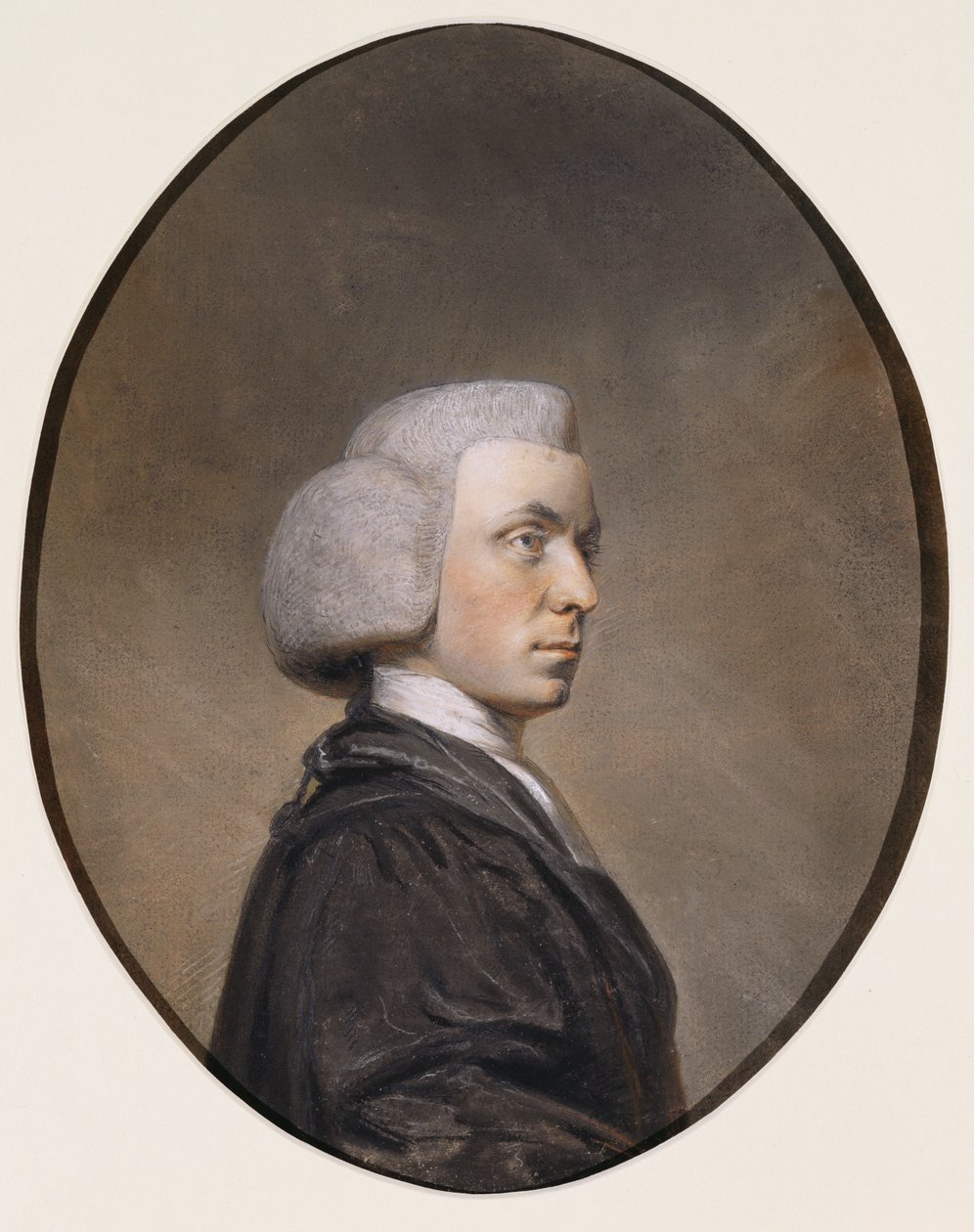 Revd. Philip Wodehouse, 1790-tallet (pastell, kritt og grafitt på papir) av Hugh Douglas Hamilton