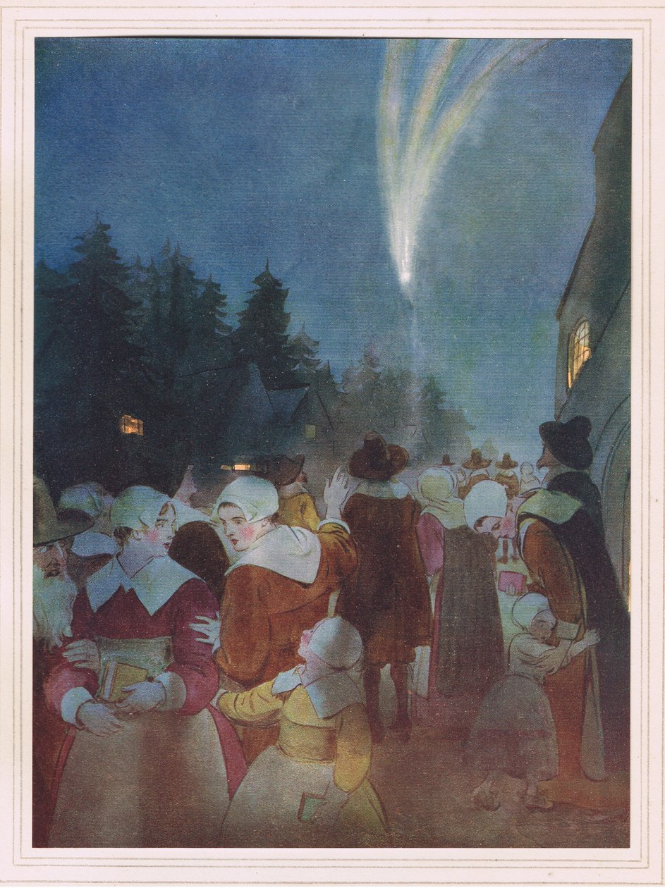Et brennende spyd...på midnattshimmelen av Hugh Thomson