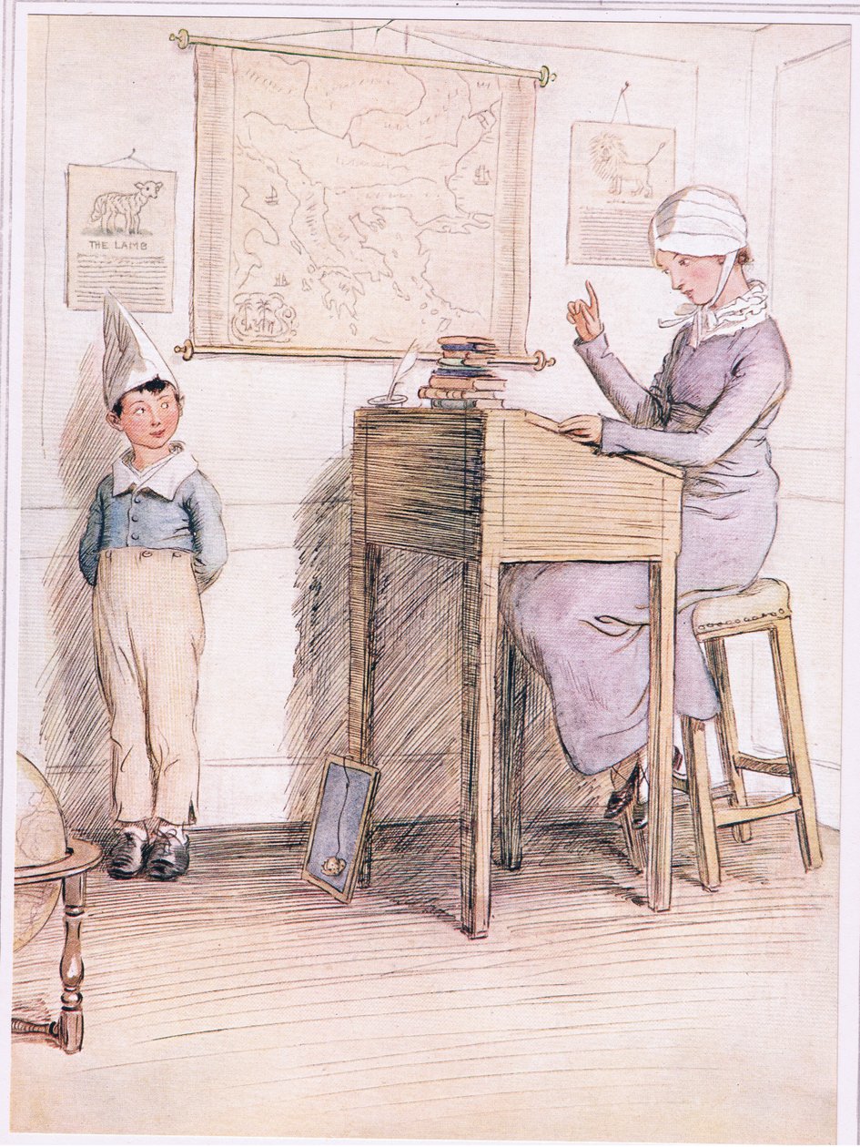 Ufornøyd gutt, skammer du deg. av Hugh Thomson