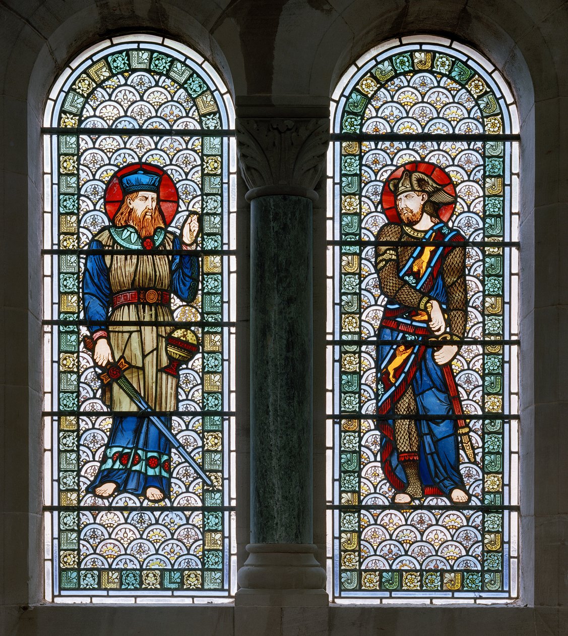 Hoarwithy, St Catherine, Belham & Co, Hugh Arthur Kennedy, Joshua & Ezekiel, ca. 1885 av Hugh Arthur Kennedy