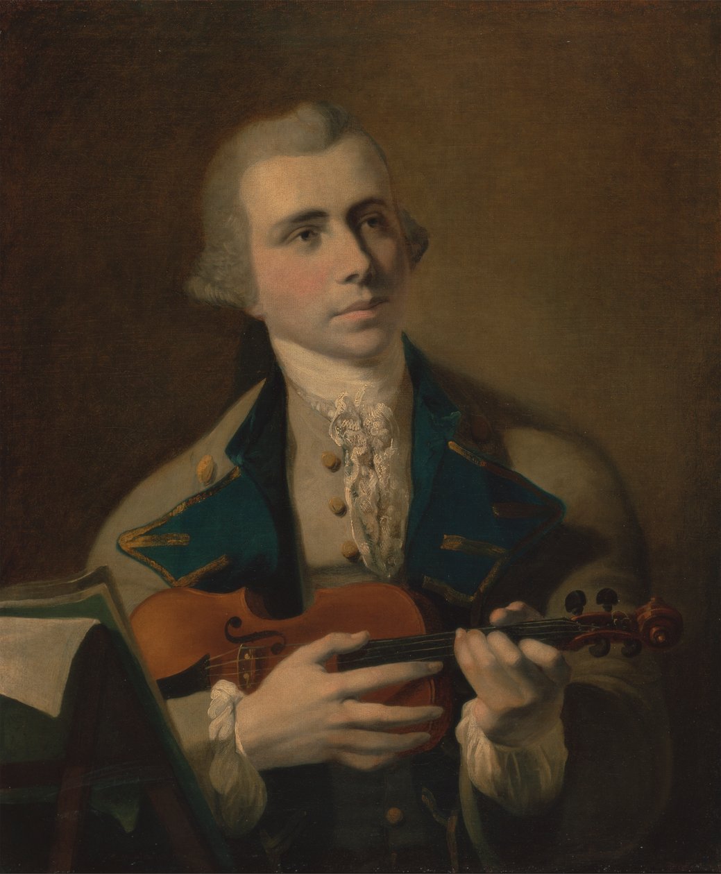 Portrett av en mann, sannsynligvis et selvportrett av Hugh Barron