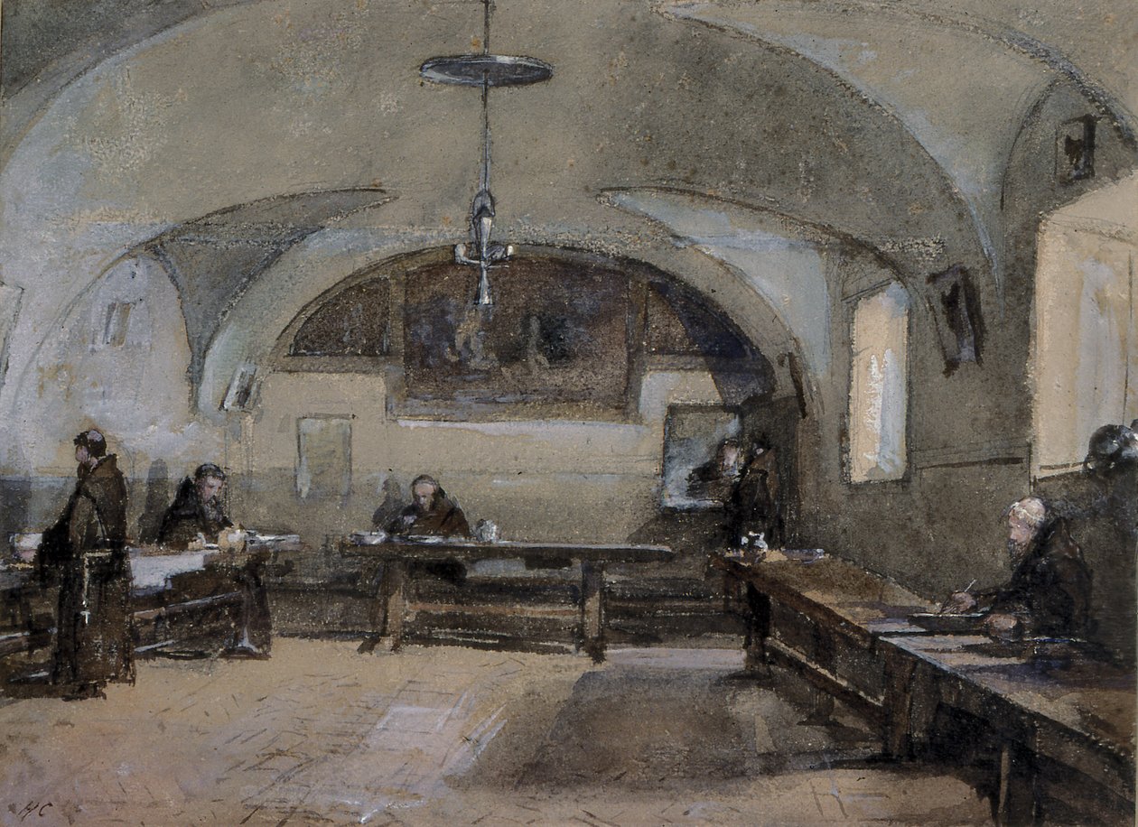 Interiøret i Capuchin-klosteret i Albano av Hugh Carter