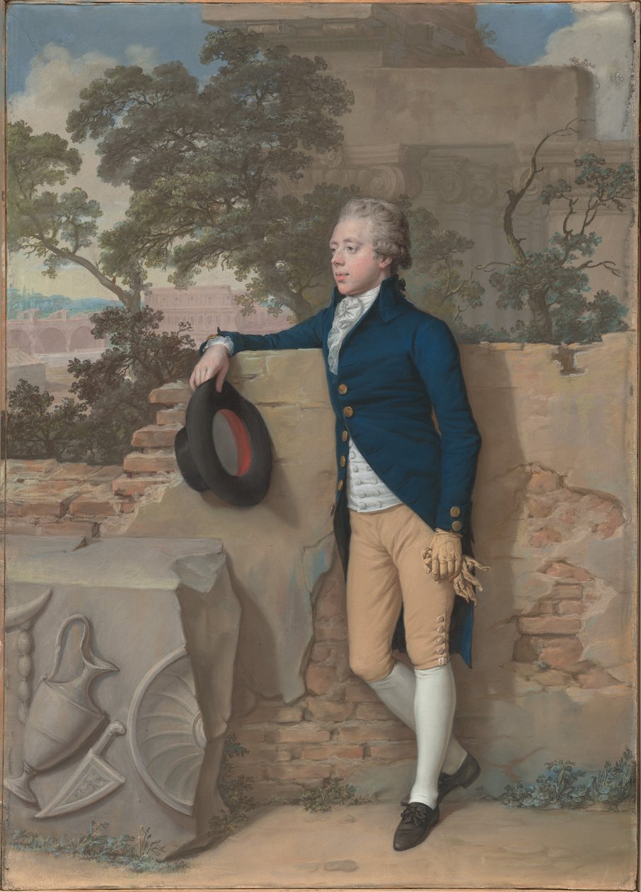 Frederick North, senere femte jarl av Guilford, i Roma av Hugh Douglas Hamilton