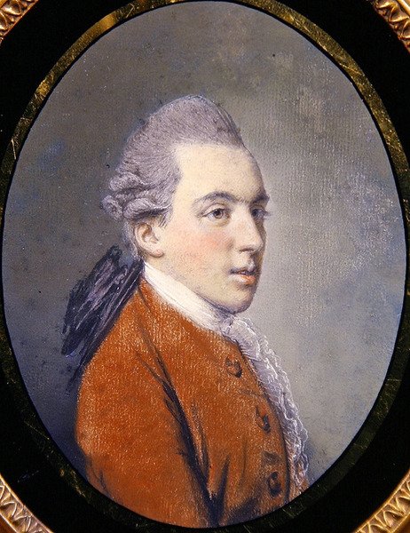 Portrett av pastor Geoffrey Hornby (pastell på papir) av Hugh Douglas Hamilton