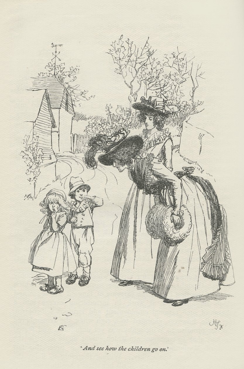 Og se hvordan barna går videre, 1896 av Hugh Thomson