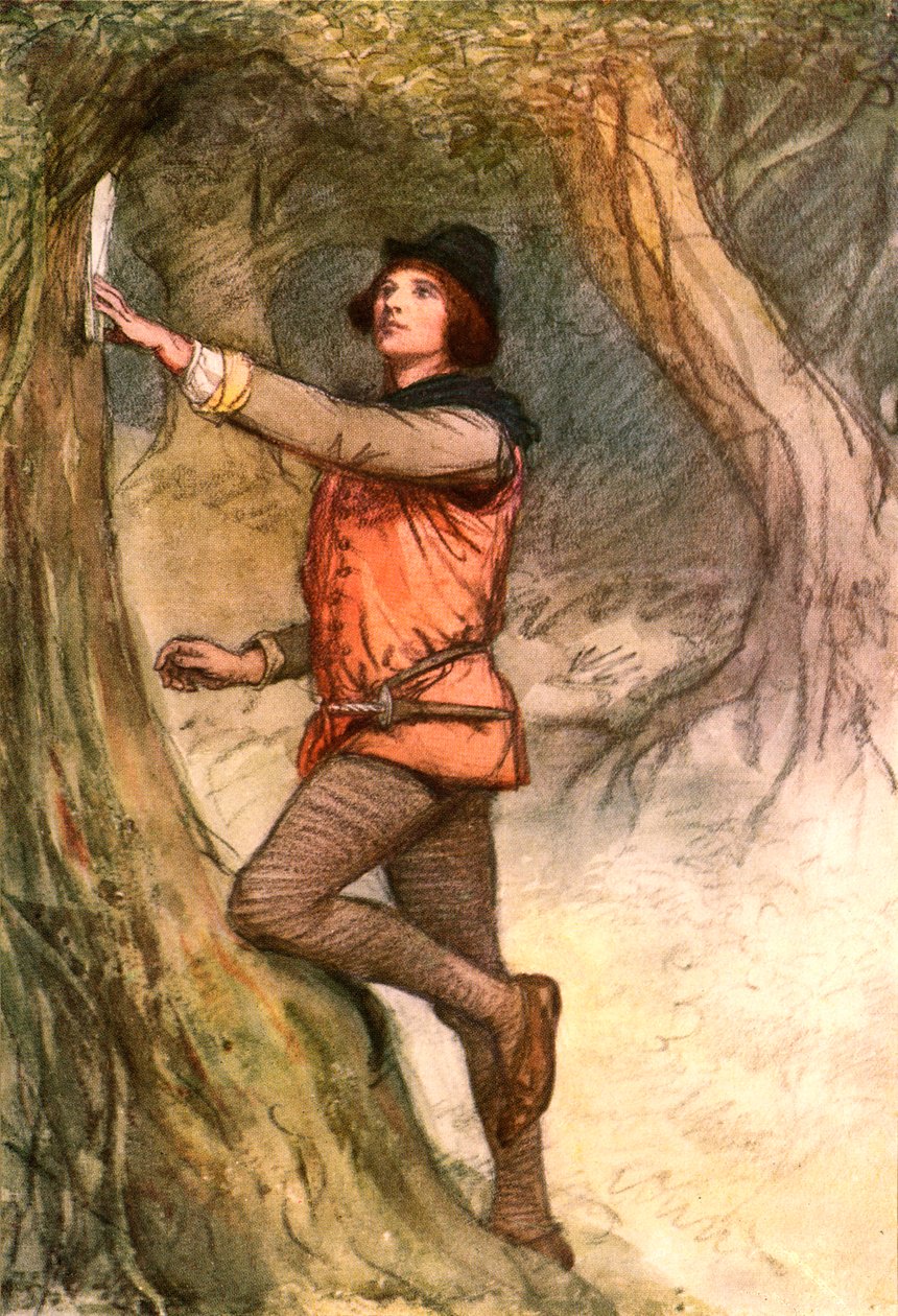 Som du liker det av William Shakespeare av Hugh Thomson