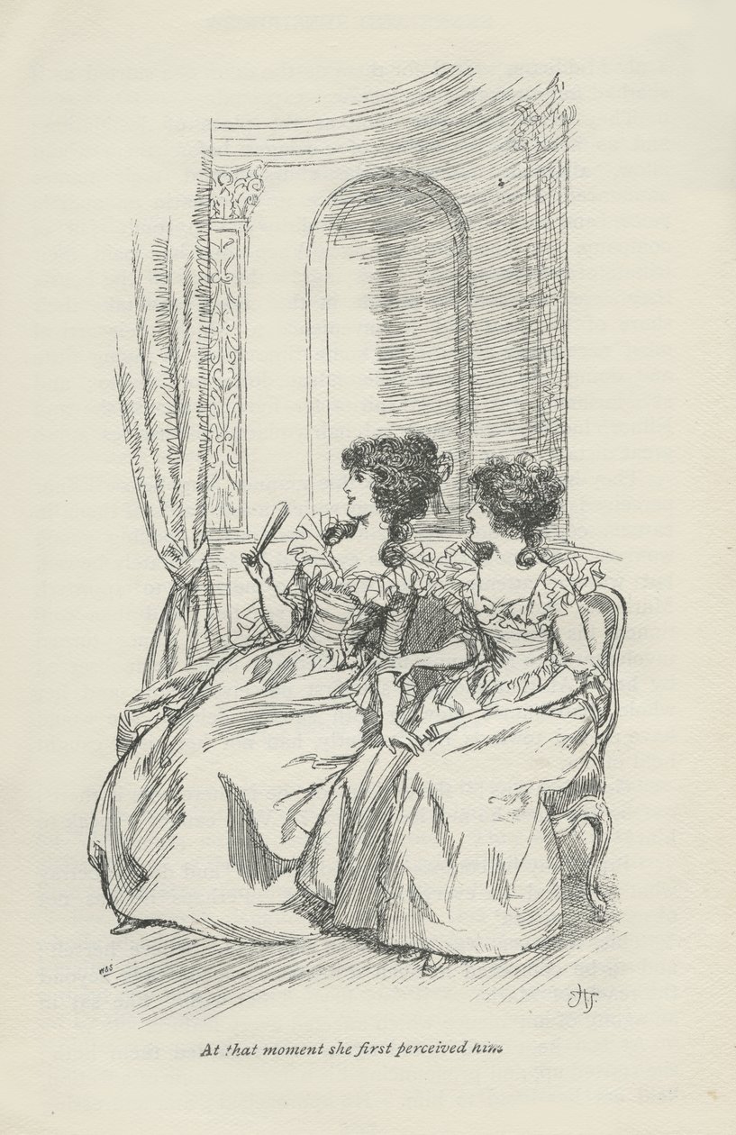 I det øyeblikket så hun ham først, 1896 av Hugh Thomson