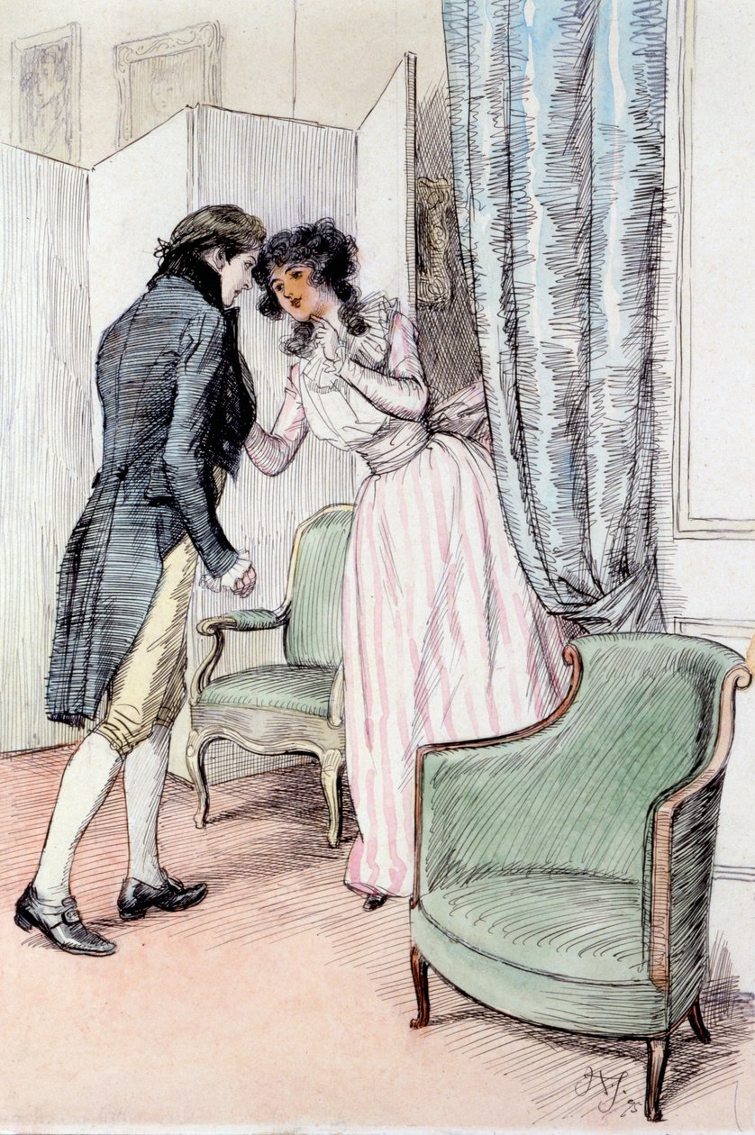 Drawing Him a Little Aside, illustrasjon fra 