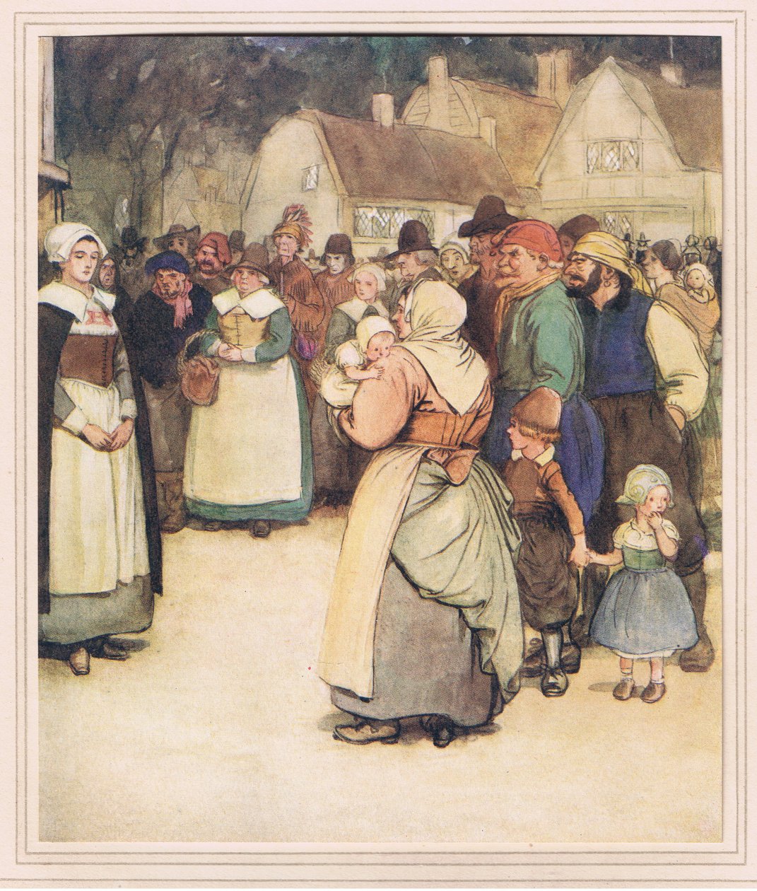 Hester ved foten av stillaset av Hugh Thomson