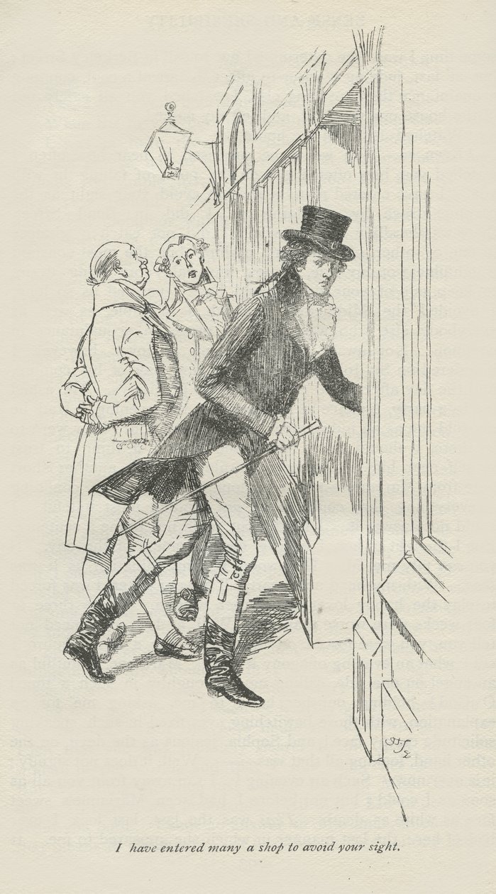 Jeg har gått inn i mange butikker for å unngå synet ditt, 1896 av Hugh Thomson