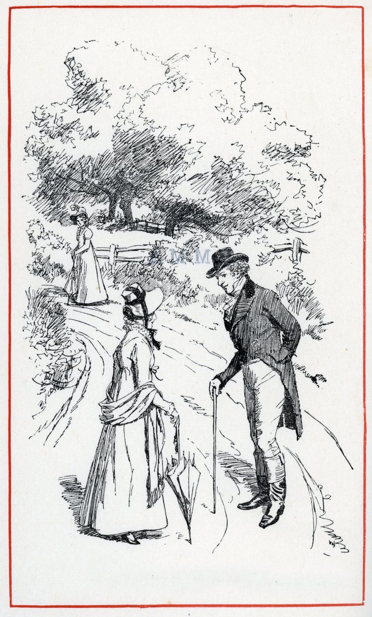 Illustrasjon for "Emma" av Jane Austen (illustrasjon) av Hugh Thomson