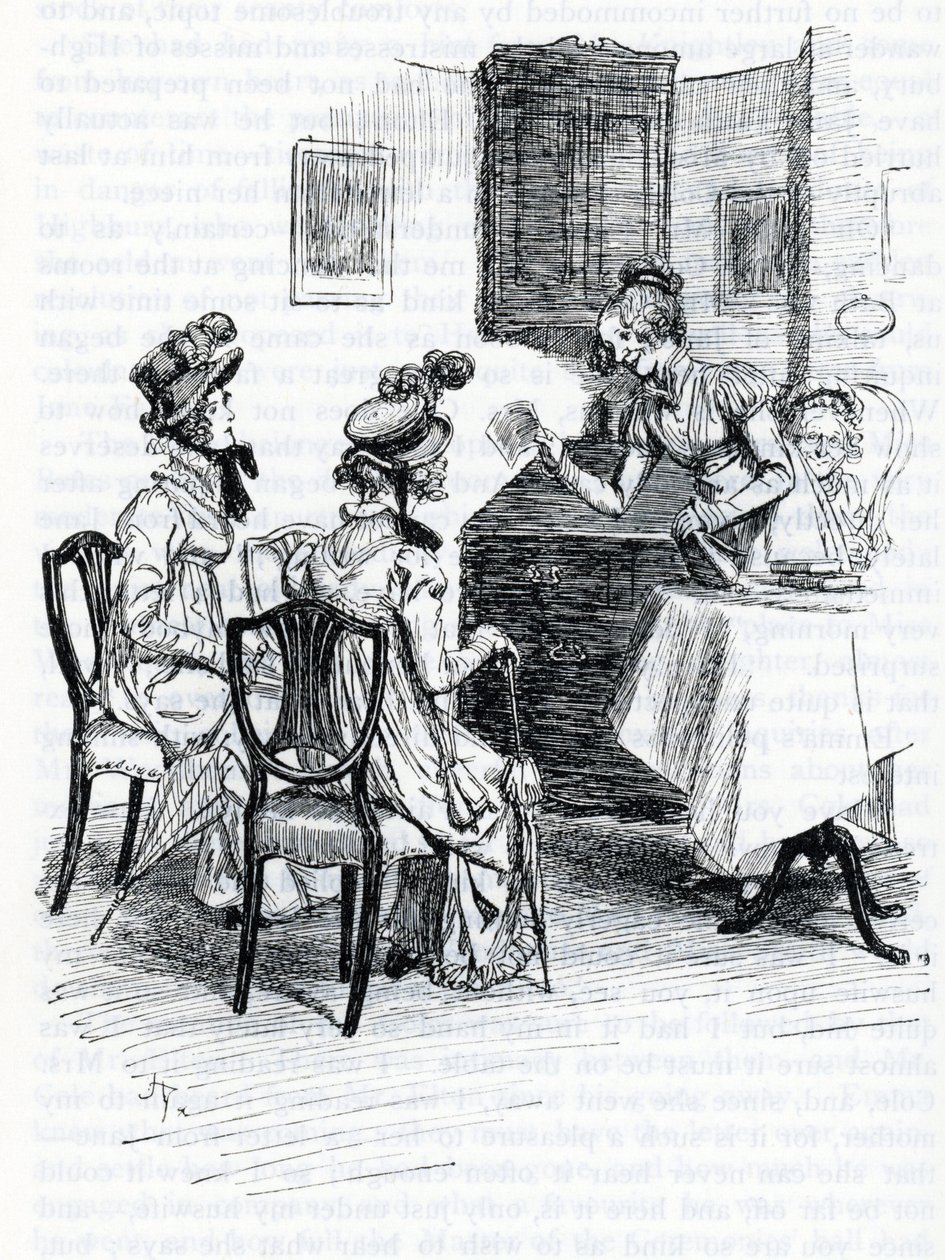 Illustrasjon for "Emma" av Jane Austen (illustrasjon) av Hugh Thomson