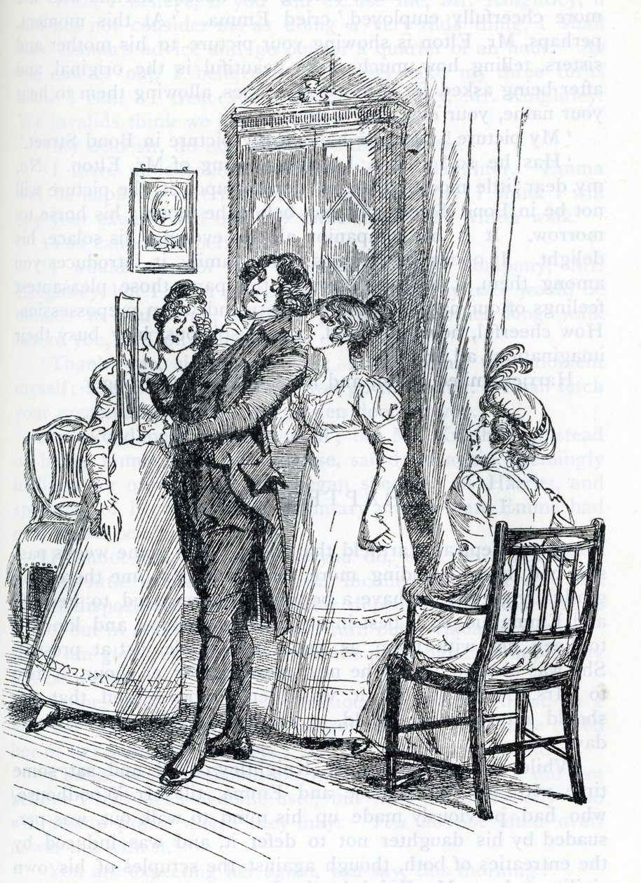 Illustrasjon for "Emma" av Jane Austen (illustrasjon) av Hugh Thomson