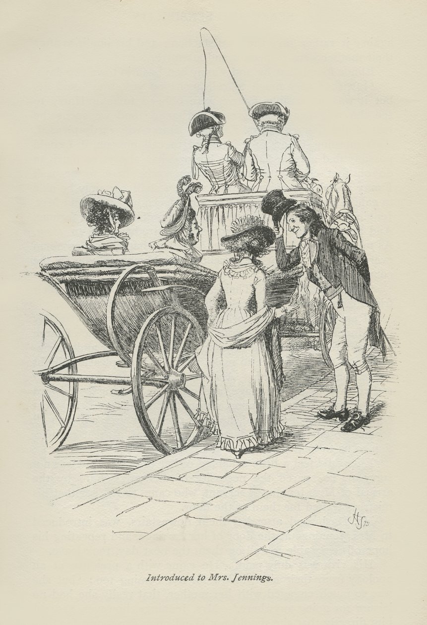 Introdusert for fru Jennings, 1896 av Hugh Thomson