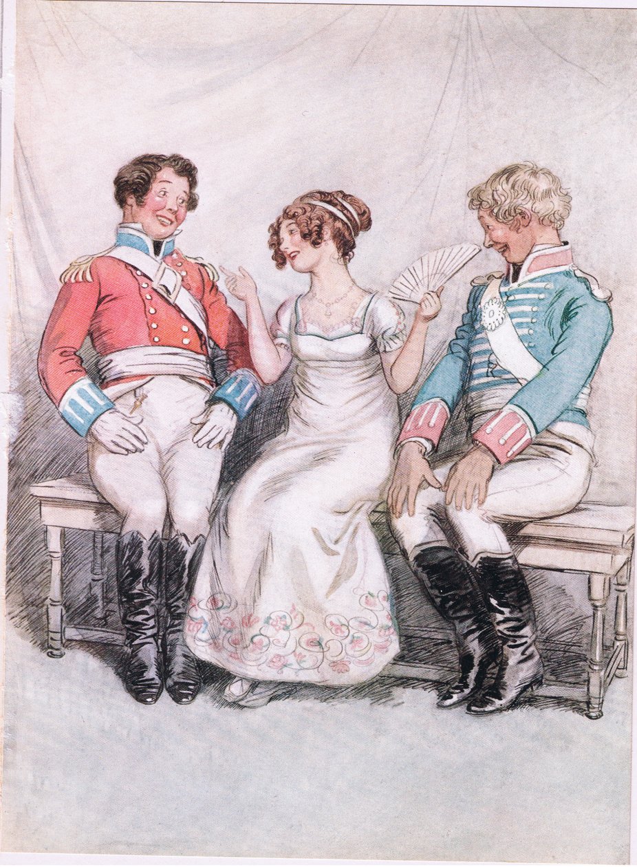 Phoebe: "Så snart du ser en dame med en pen nese kan du ikke la være å si at du elsker henne". (litho) av Hugh Thomson
