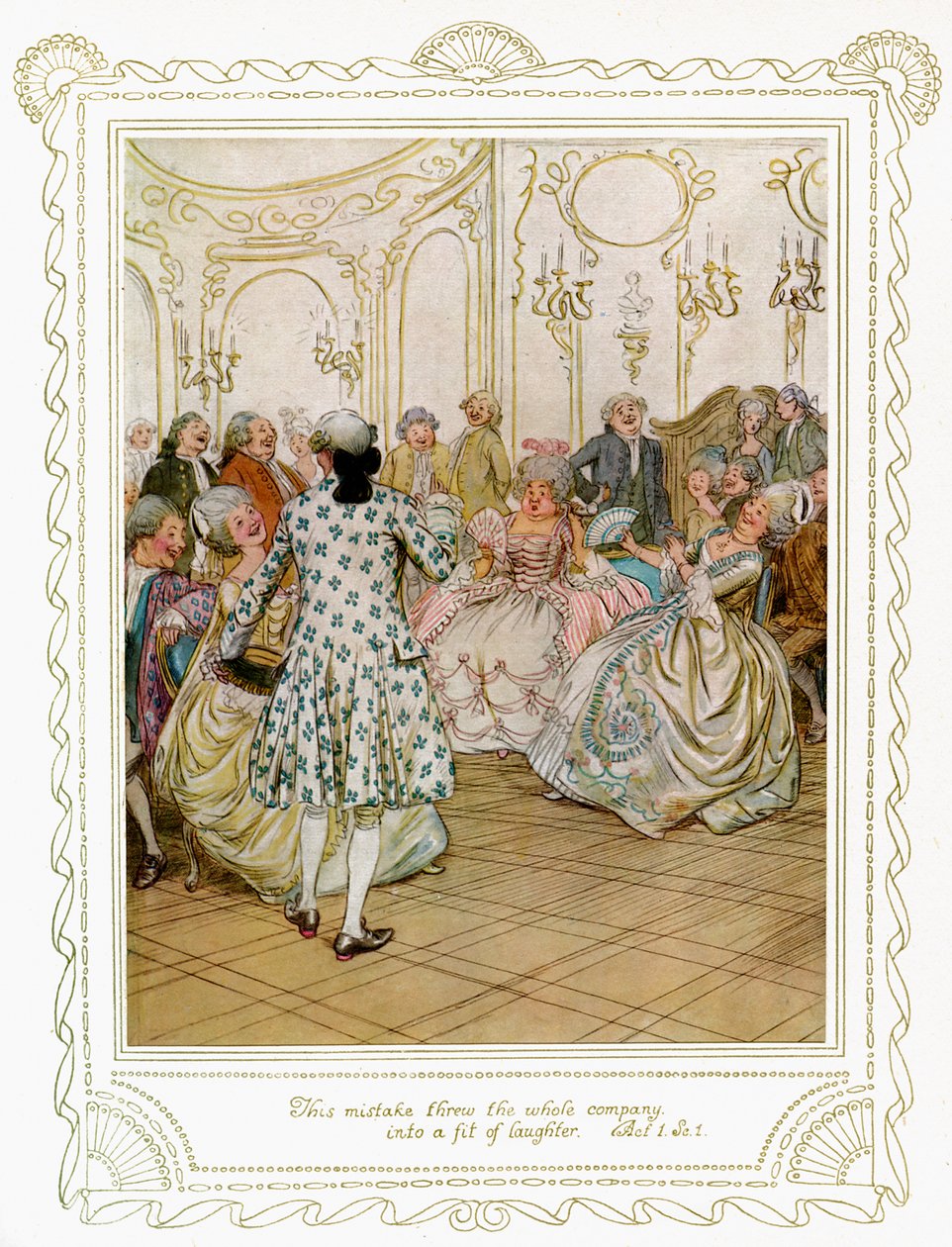 Richard Brinsley Sheridans 'The School for Scandal' av Hugh Thomson