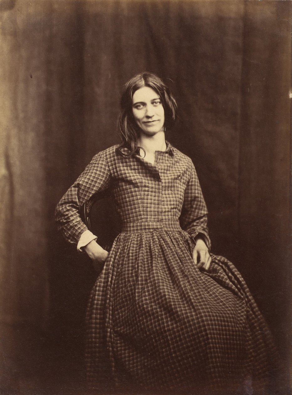 Pasient, Surrey County Lunatic Asylum, 1850-58. av Hugh Welch Diamond