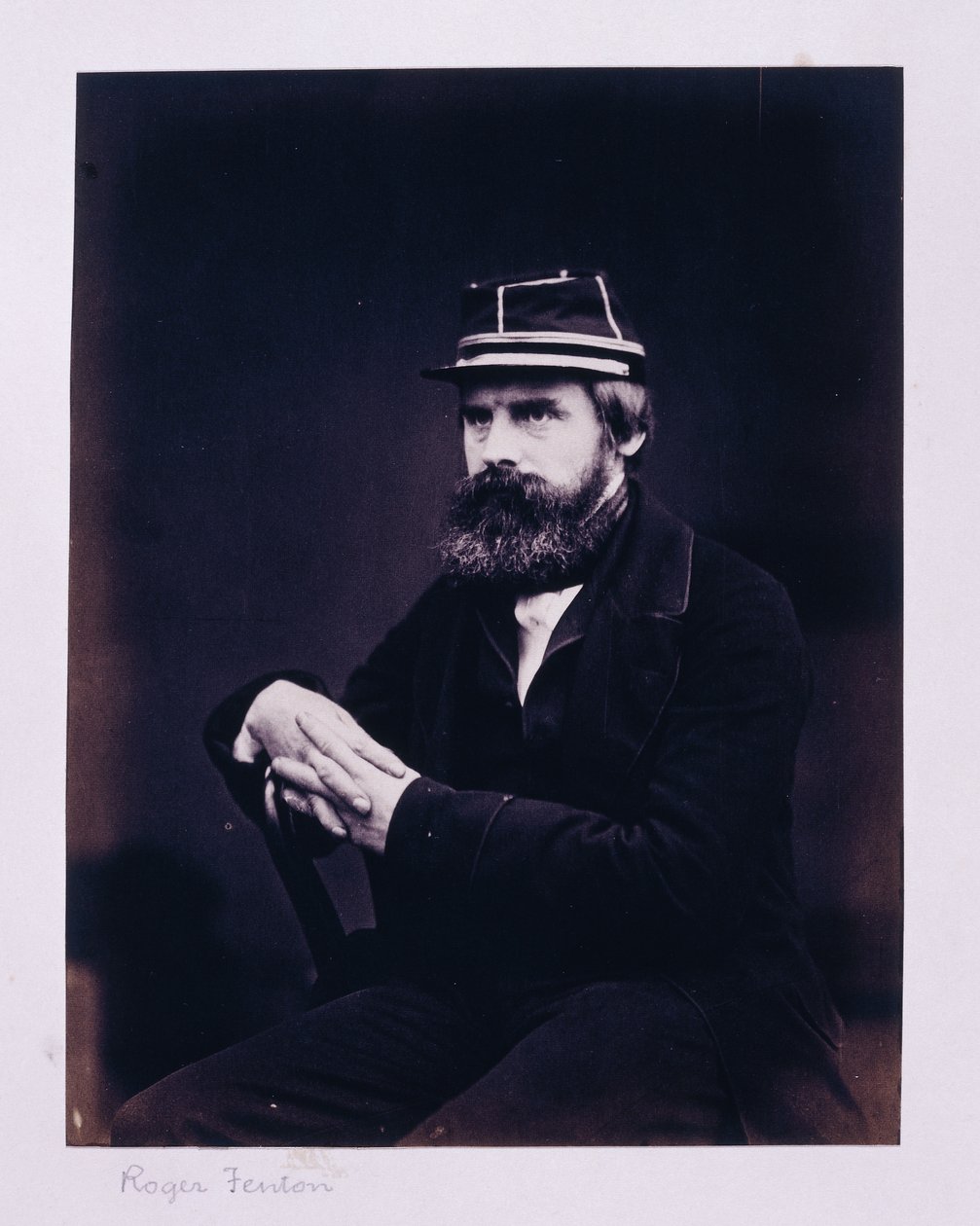 Portrett av Roger Fenton av Hugh Welch Diamond