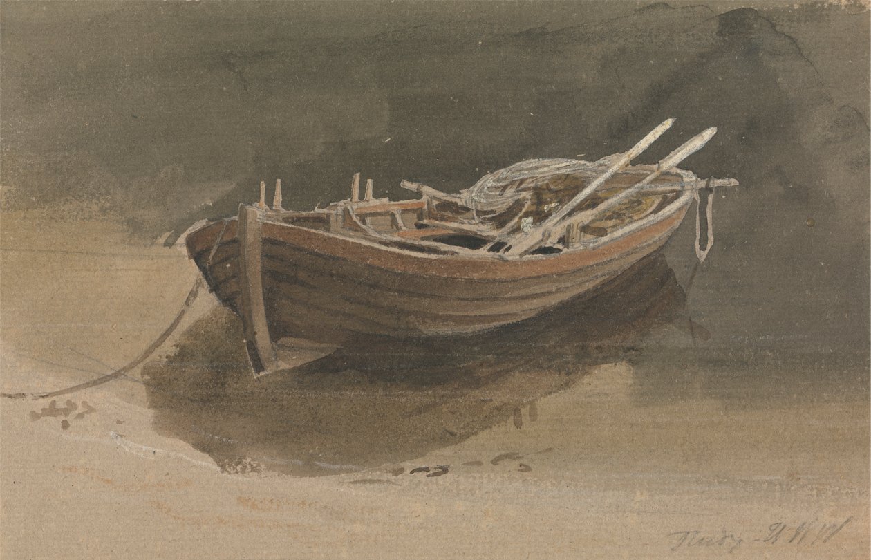 En robåt av Hugh William Grecian Williams