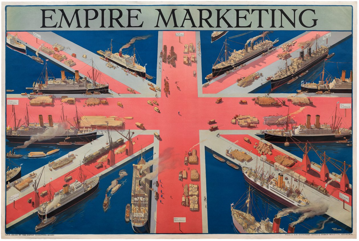 Empire Marketing (fargelitografi) av Hugh Williams