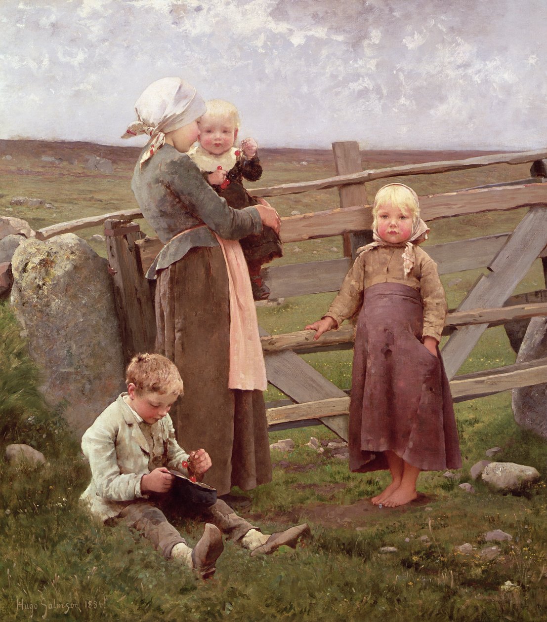 Dalbyporten, Skåne, 1884 av Hugo Salmson