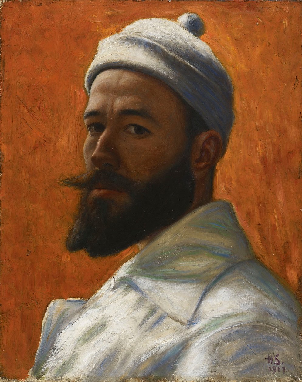 Selvportrett av Hugo Simberg