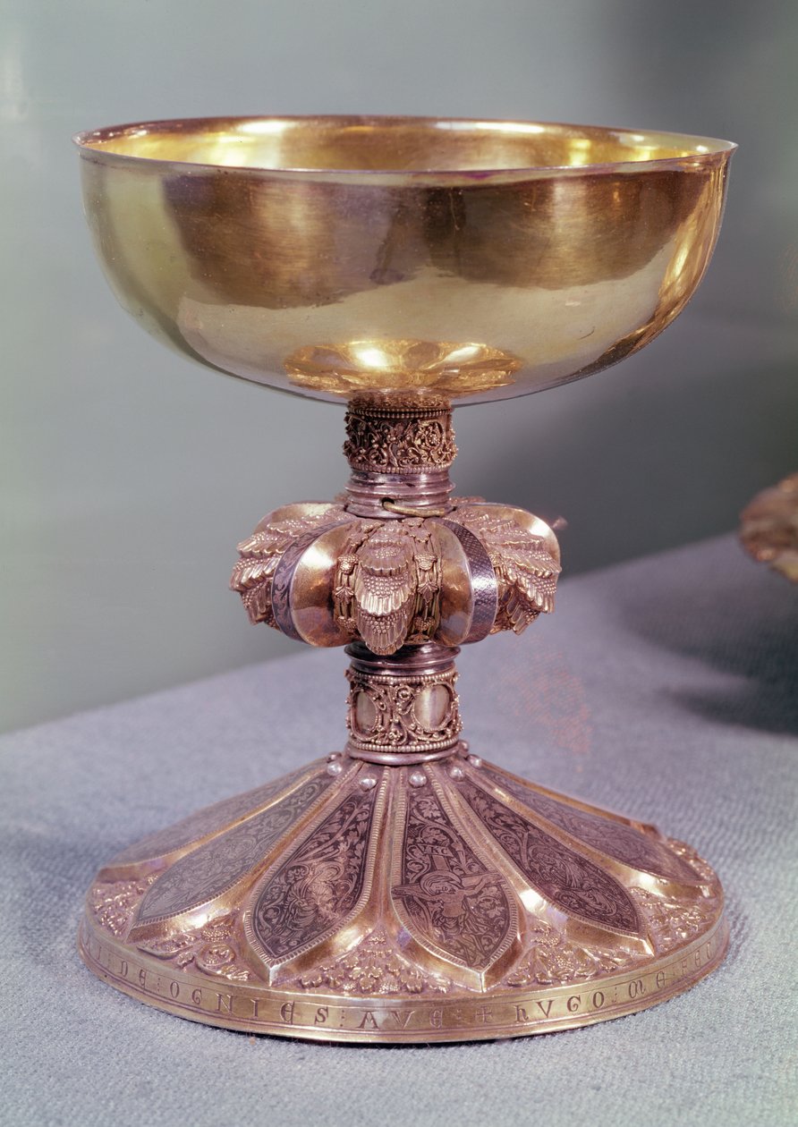 Chalice of Giles de Walcourt, ca. 1228 (sølv og niello) av Hugo d Oignies