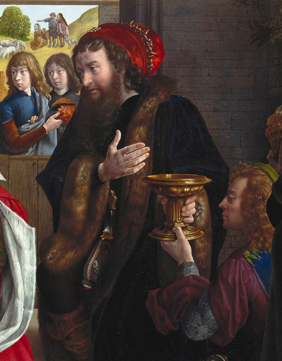 Tilbedelsen av kongene (Monforte -alteret) av Hugo van der Goes
