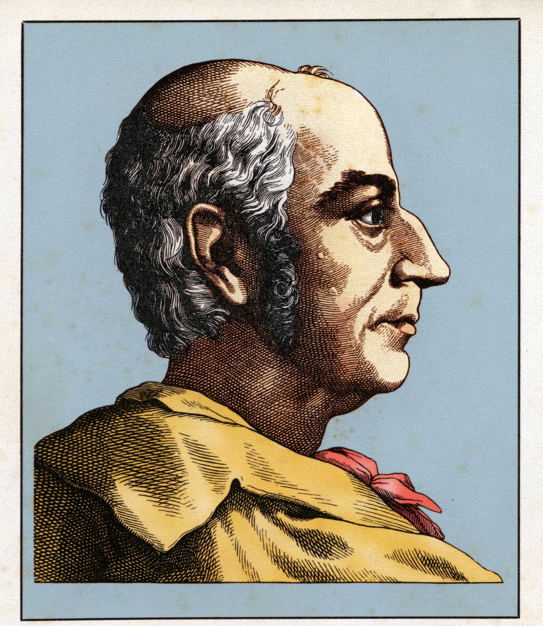 Johann Heinrich JUNG-STILLING (12. september 1740-2. april 1817) 1854 (gravering) av Hugo Bürkner