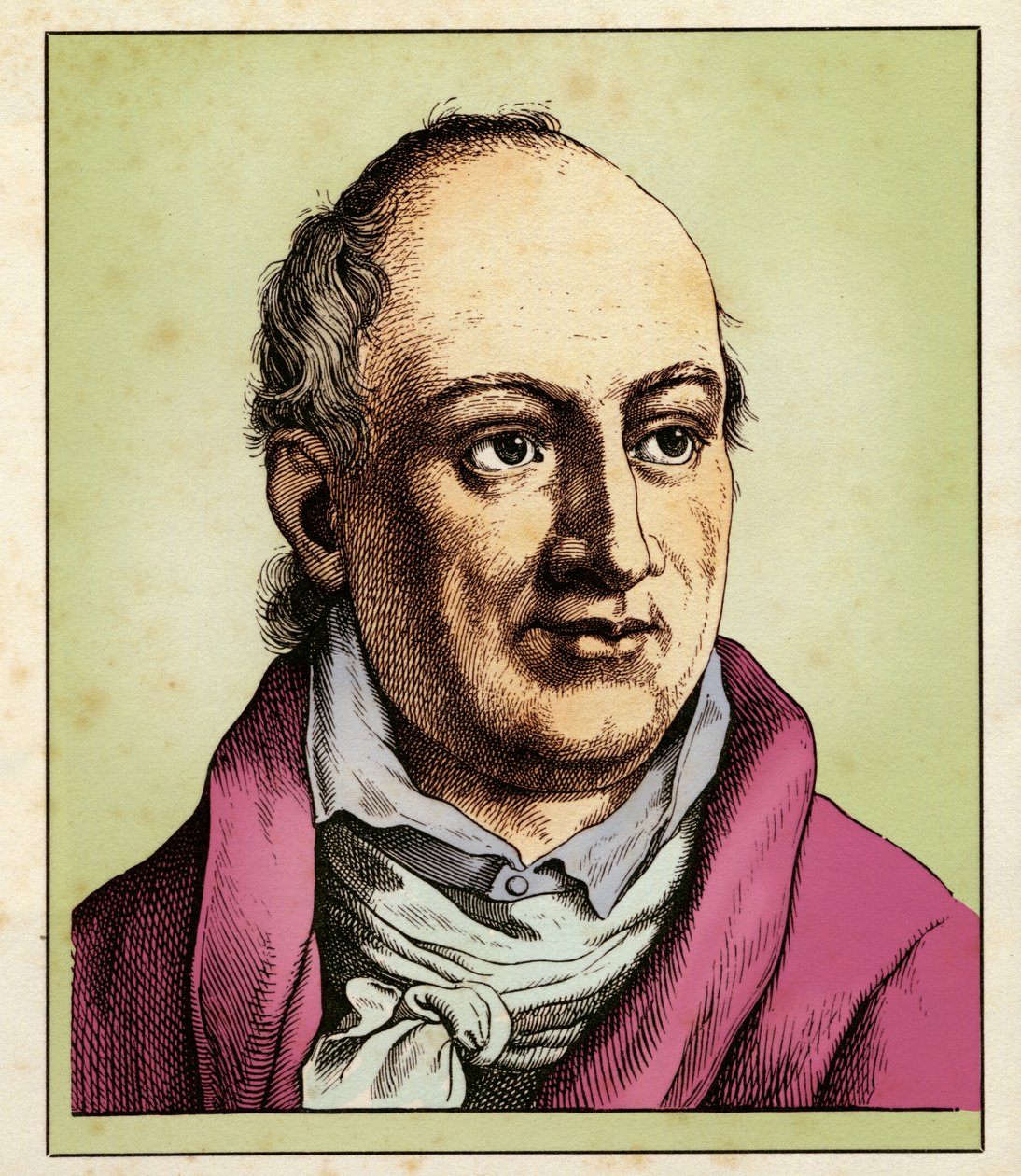 Salomon GESSNER (1. april 1730-2. mars 1788) 1854 (gravering) av Hugo Bürkner