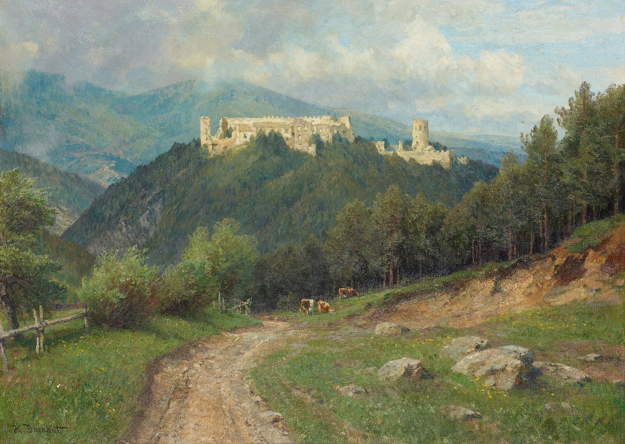Die Ruine Starhemberg im Piestingtal av Hugo Darnaut