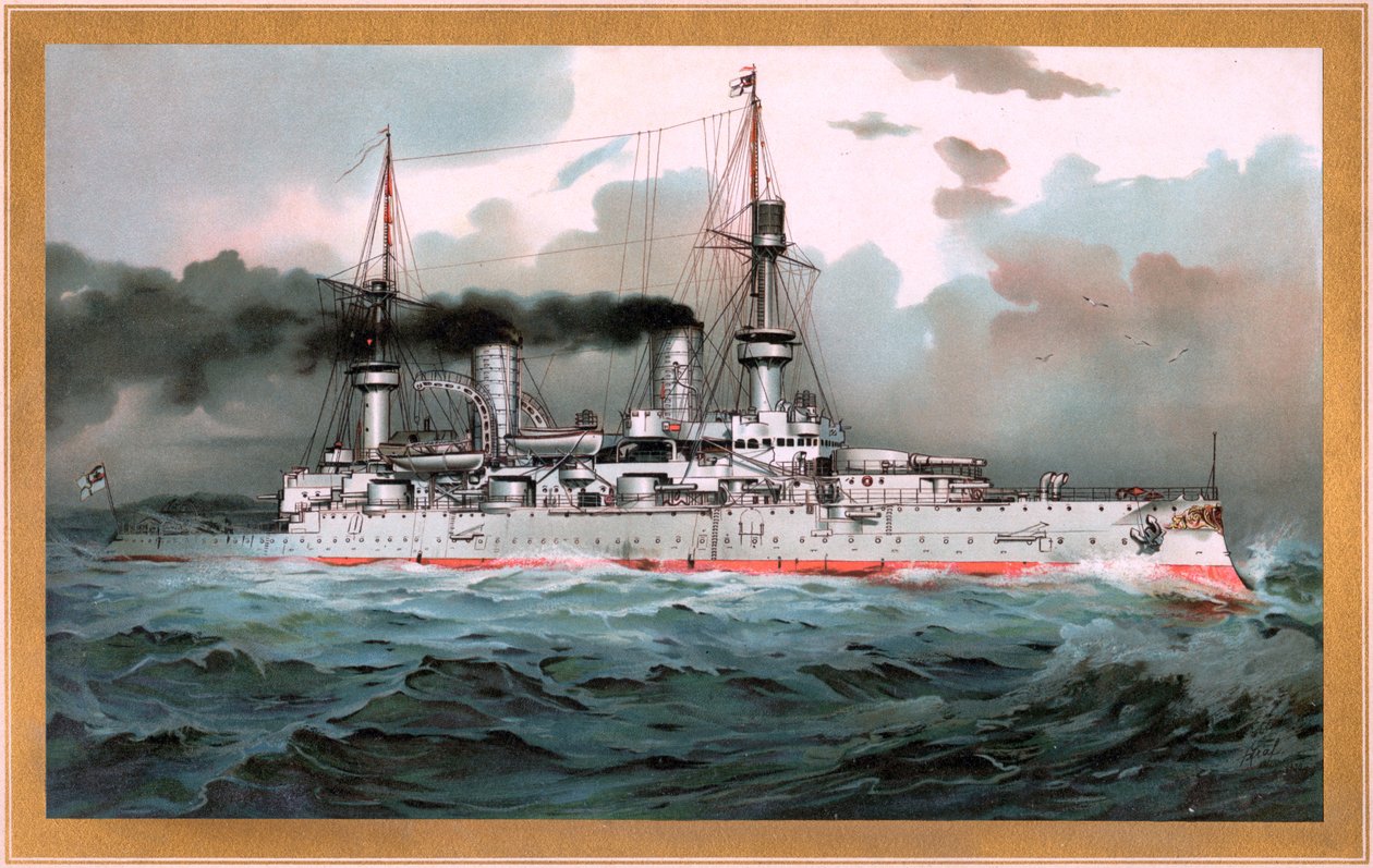 S.M. Slagskipet Kaiser Wilhelm II av Hugo Graf