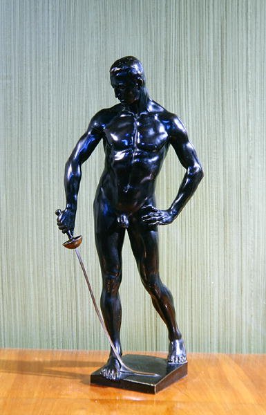 Fekteren (bronse) av Hugo Lederer