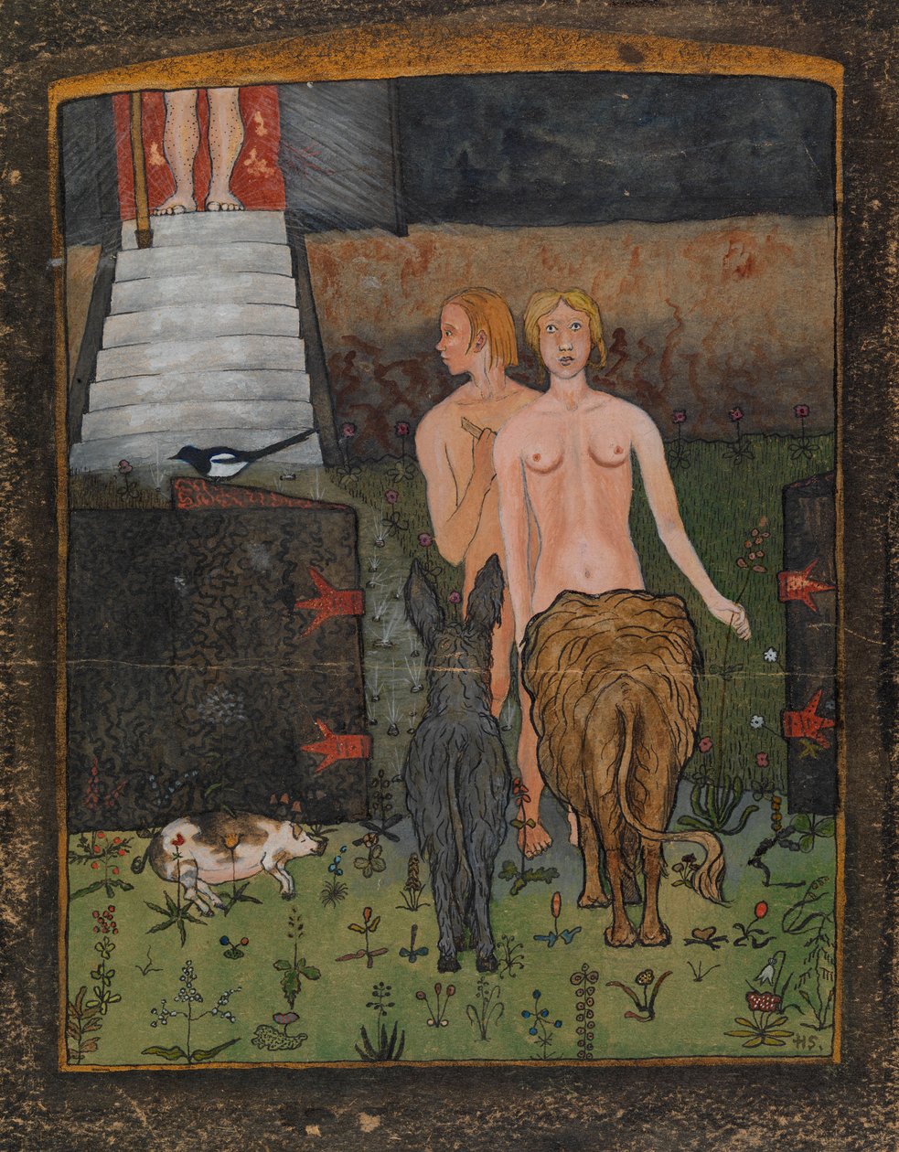 Adam og Eva av Hugo Simberg