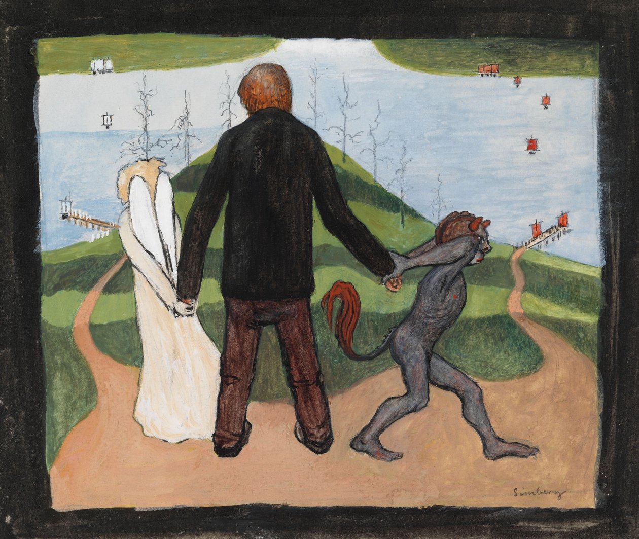 Ved veikrysset av Hugo Simberg