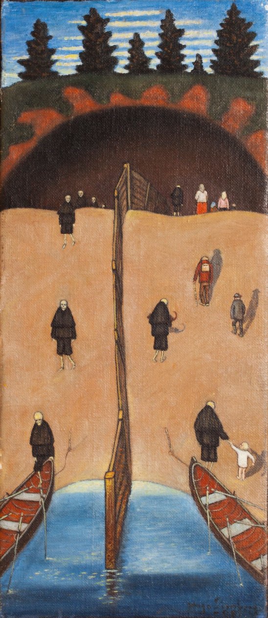 Ved Tuonela-porten av Hugo Simberg
