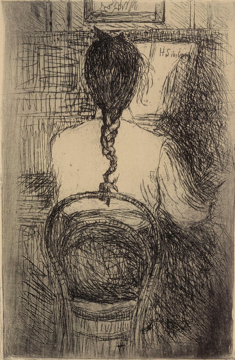 Ved pianoet av Hugo Simberg