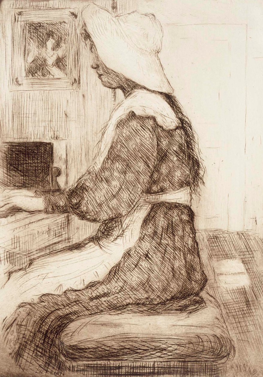 Ved pianoet av Hugo Simberg