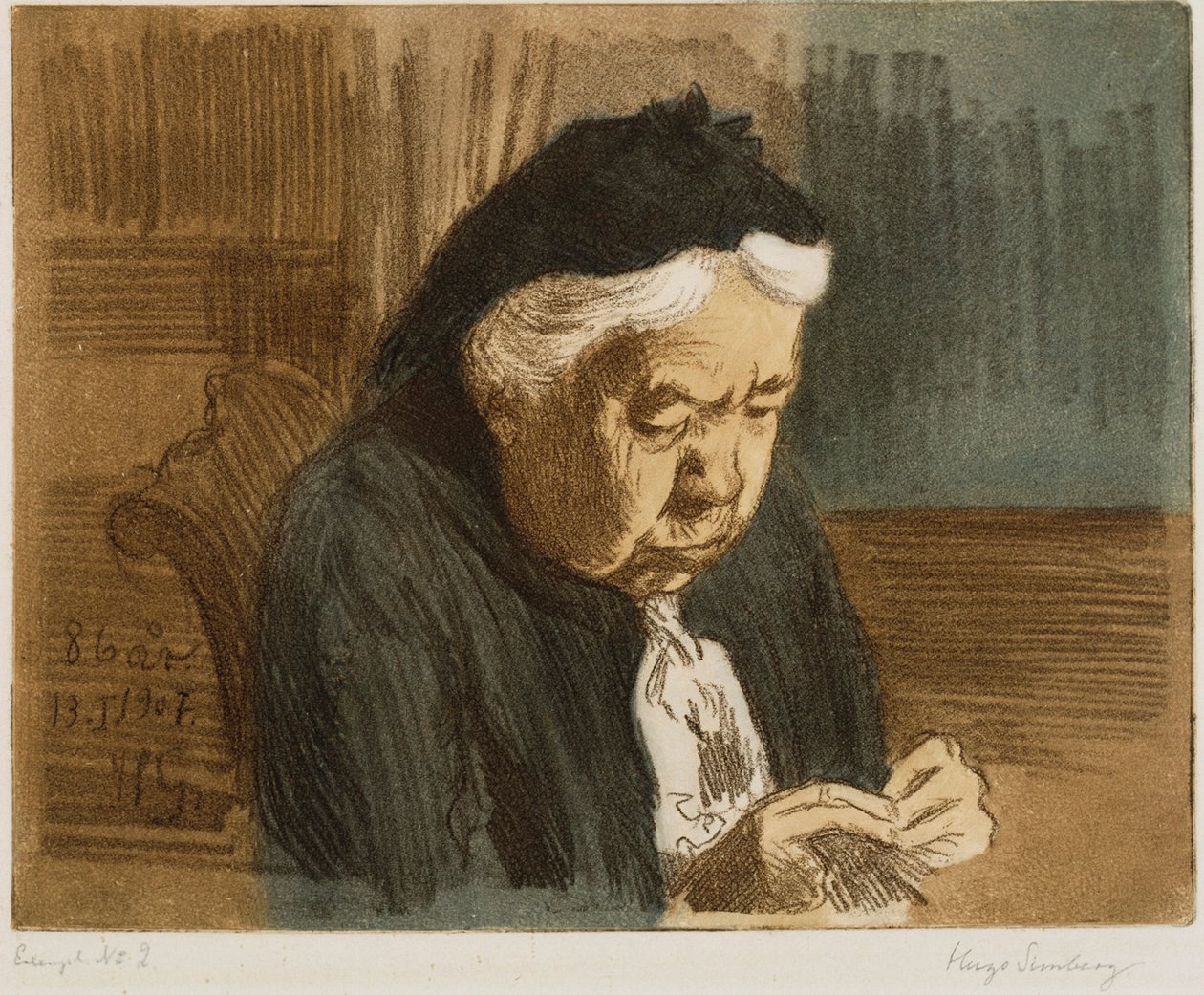 Tante i en alder av 86 år av Hugo Simberg