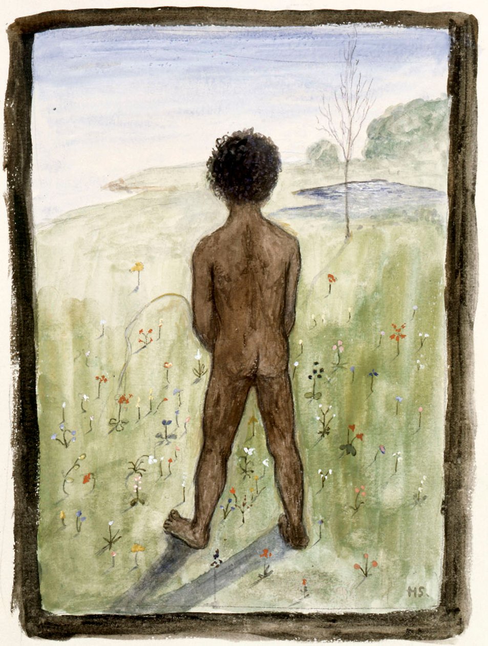 Gutt på enga av Hugo Simberg