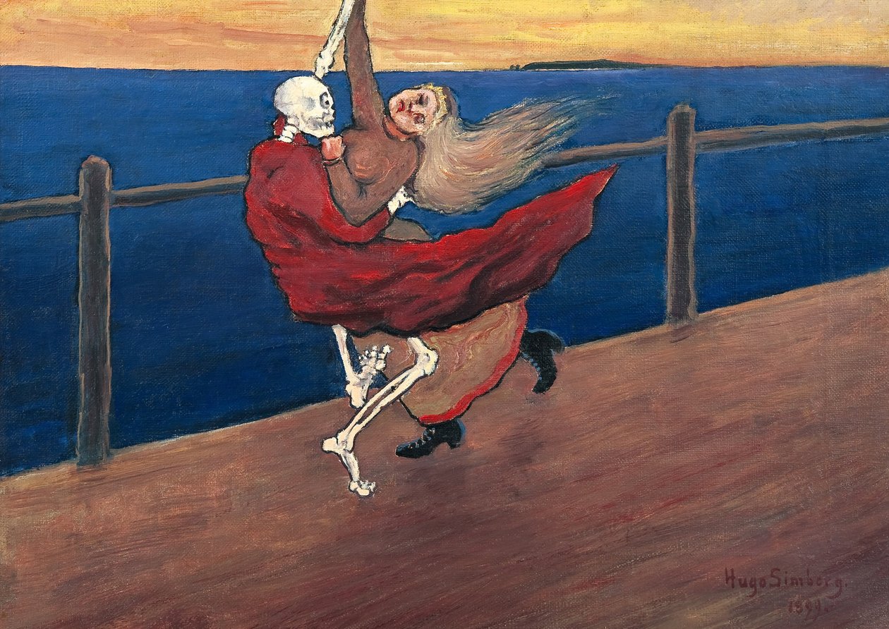 Dødedansen av Simberg, Hugo (1873-1917) av Hugo Simberg