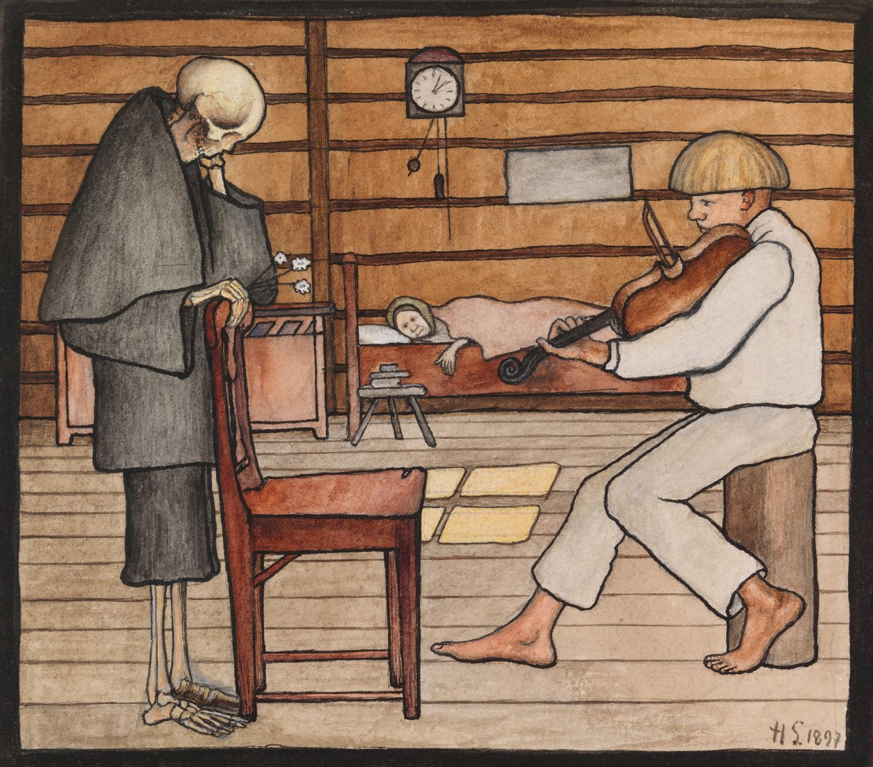 Døden lytter av Hugo Simberg