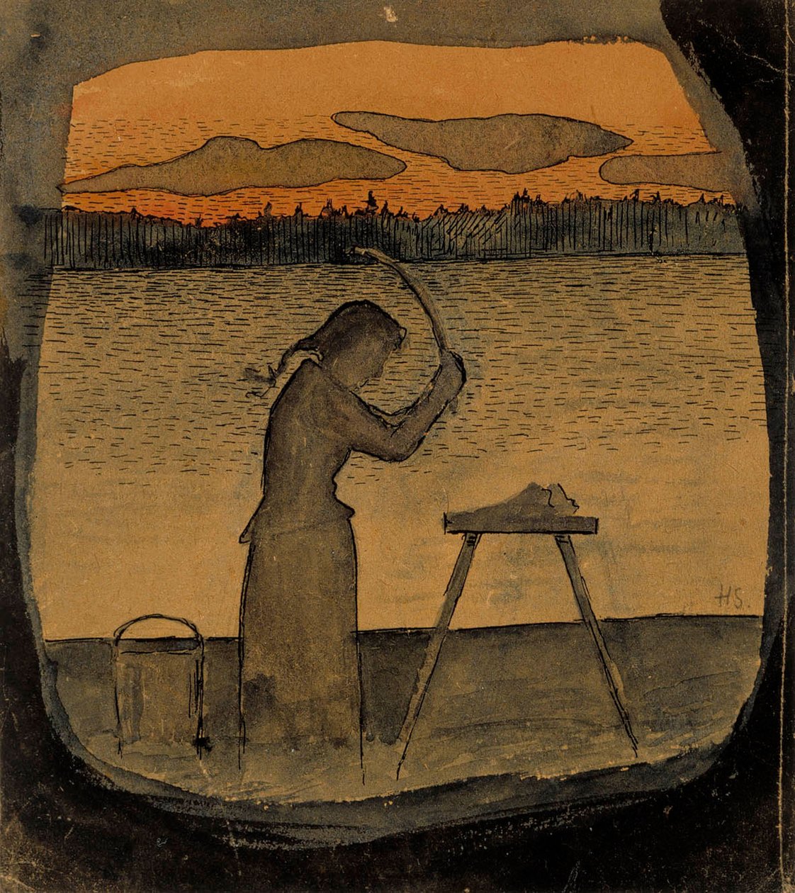 Klesvask av Hugo Simberg