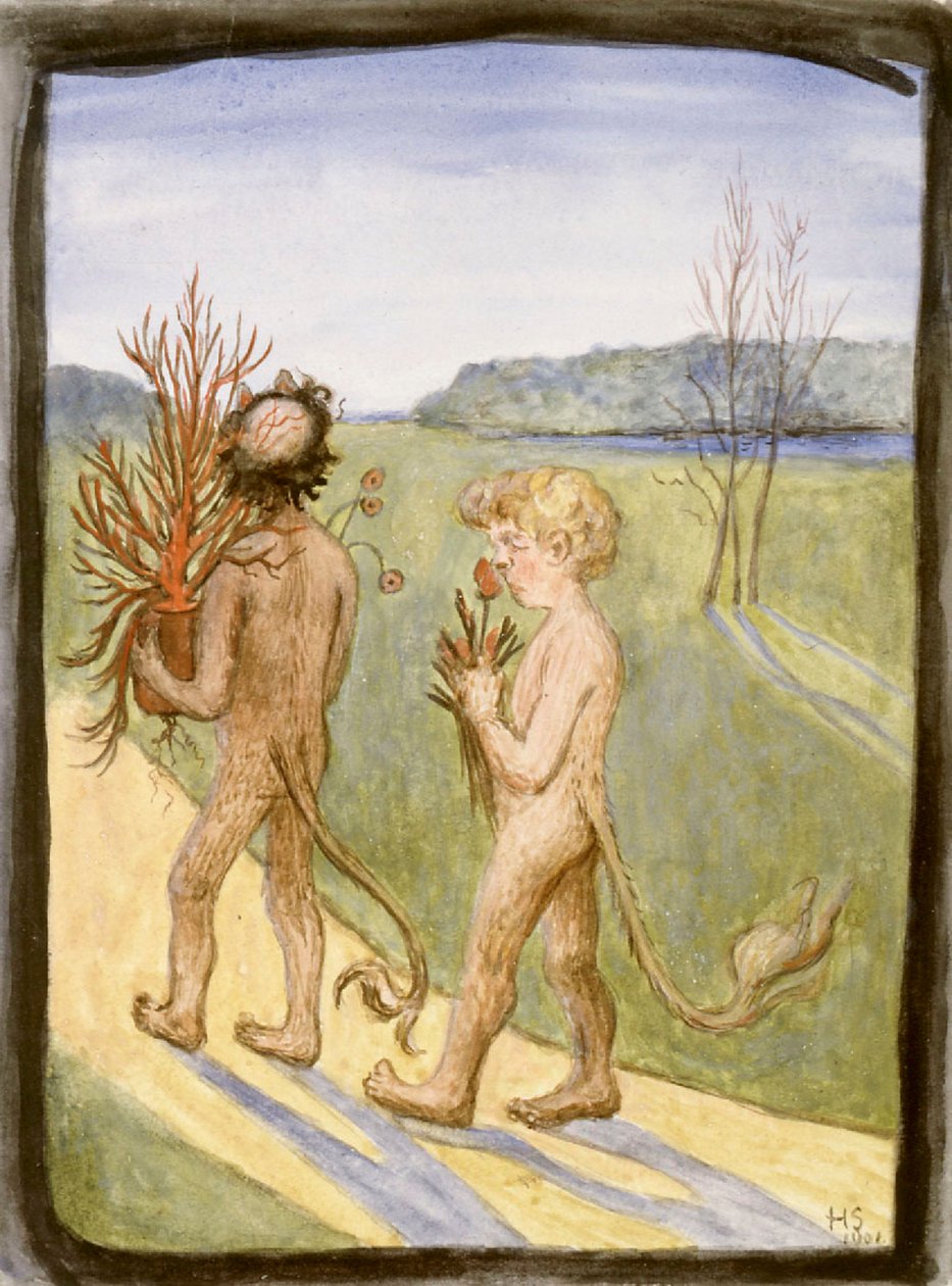 Blomster til henne av Hugo Simberg