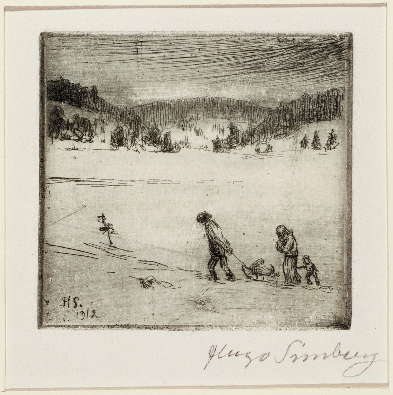 På vei hjem av Hugo Simberg