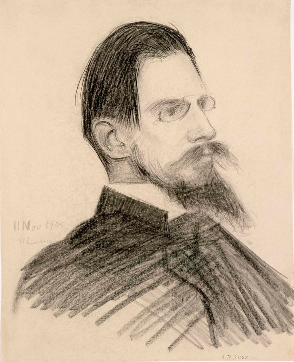 Portrett av Otto Donner av Hugo Simberg